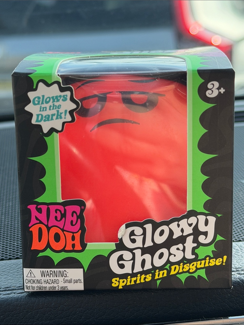 Glowy Ghost Kids Toy - Red (Glows in the Dark)